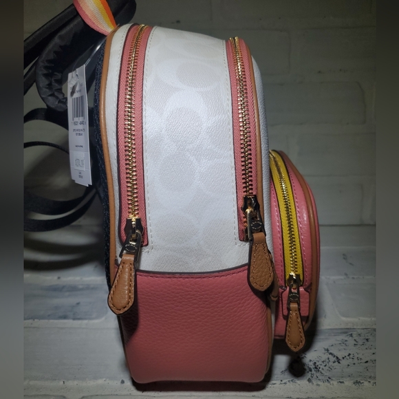 NWT Coach Mini Court Women's Backpack with Butterfly - Picture 3 of 8